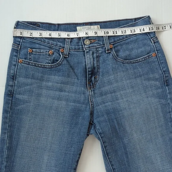 Levi's 515 Boot Cut Jeans 4M Blue Pockets - Picture 14 of 16